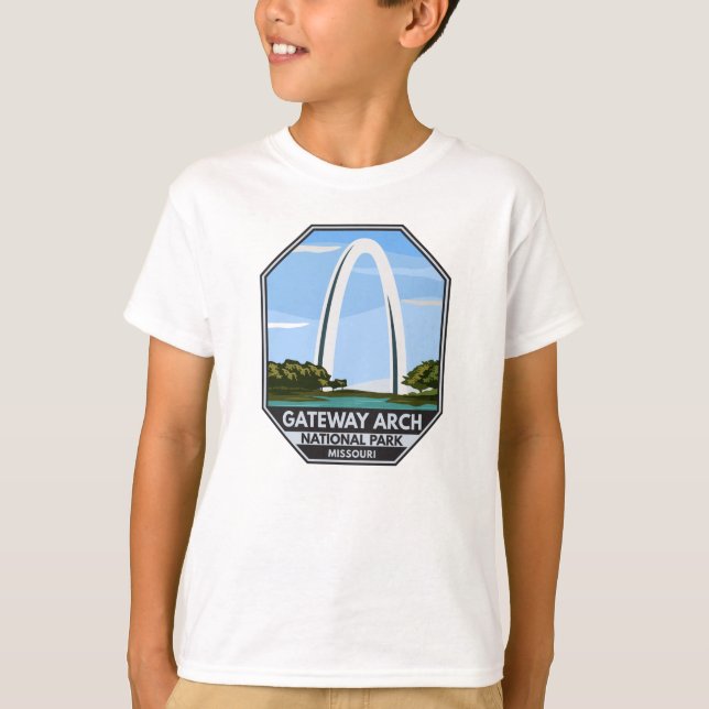 Camiseta Parque nacional Arch Gateway Missouri (Anverso)