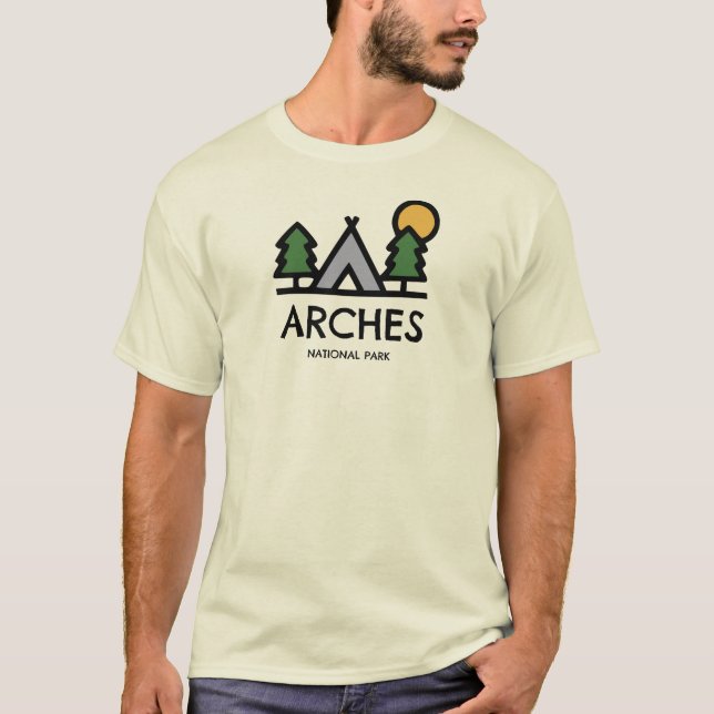 Camiseta Parque nacional Arches (Anverso)