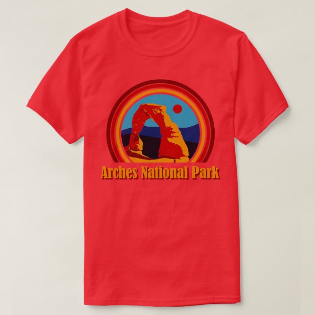 Camiseta Parque nacional Arches (Diseño del anverso)