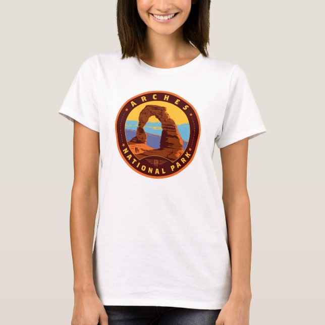 Camiseta Parque nacional Arches (Anverso)