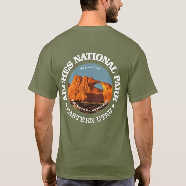 Camiseta Parque nacional Arches (Reverso)