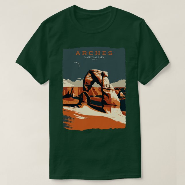 Camiseta Parque nacional Arches 1 (Diseño del anverso)