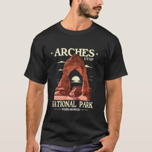 Camiseta Parque Nacional Arches - Amor Retro por Senderismo