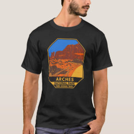 Camiseta Parque nacional Arches Camino de la Avenida Utah P