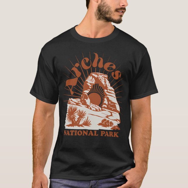 Camiseta Parque Nacional Arches Delicado (Anverso)