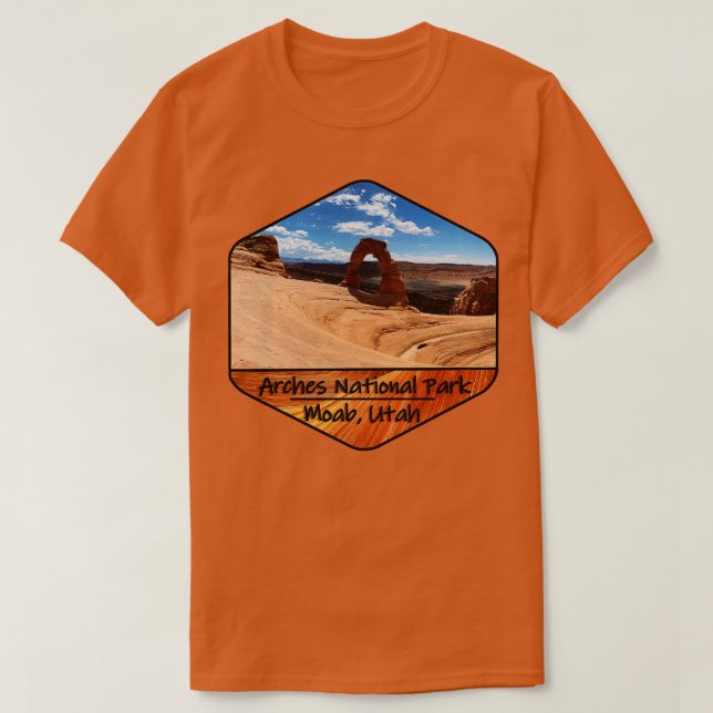 Camiseta Parque nacional Arches Delicate Arch (Diseño del anverso)