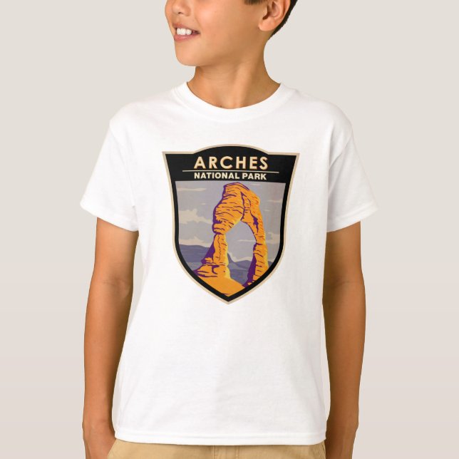 Camiseta Parque nacional Arches Delicate Arch Vintage (Anverso)