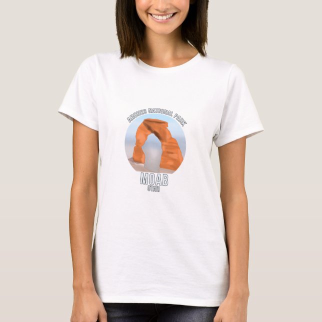 Camiseta Parque nacional Arches Moab Utah (Anverso)