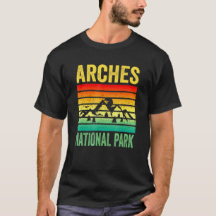 Camiseta Parque nacional Arches Moab Utah Retro Sunset Souv