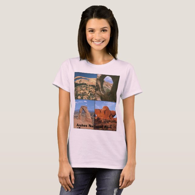 Camiseta Parque nacional Arches Sandstone Collage (Anverso completo)