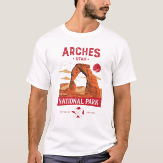 Camiseta Parque Nacional Arches T Delicate Arch Vintage Uta