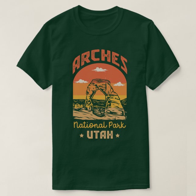 Camiseta Parque nacional Arches Utah (Diseño del anverso)