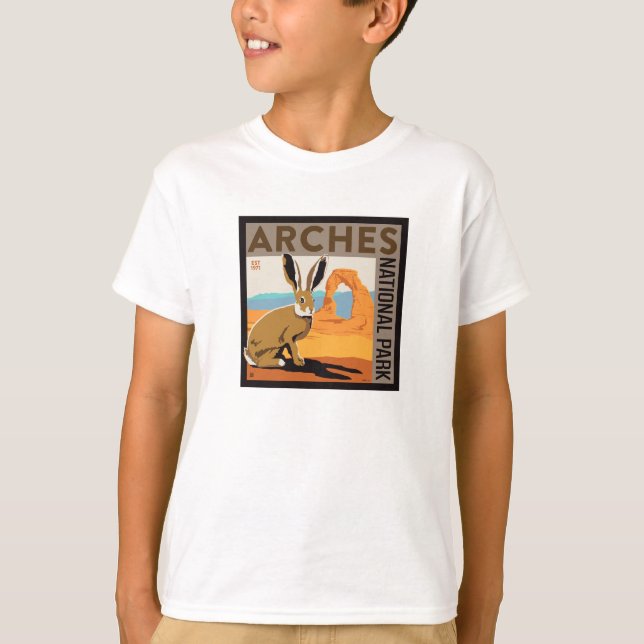Camiseta Parque nacional Arches, Utah | Jackrabbit (Anverso)