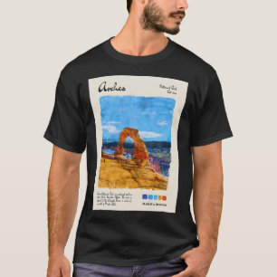 Camiseta Parque nacional Arches Viajes de época