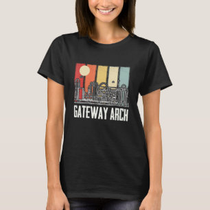 Camiseta Parque nacional Arco de la Puerta Retro de St Loui