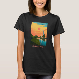Camiseta Parque nacional Arco Gateway St Louis Missouri US