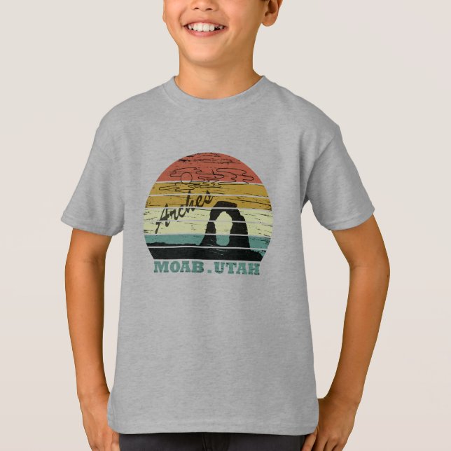 Camiseta Parque nacional Arcos de la puesta de sol de Moab  (Anverso)