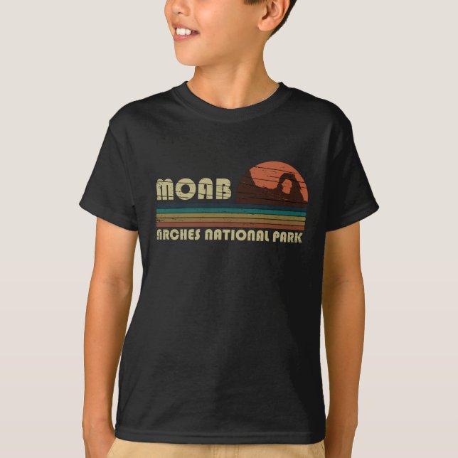 Camiseta Parque nacional Arcos de la puesta de sol de Moab  (Anverso)