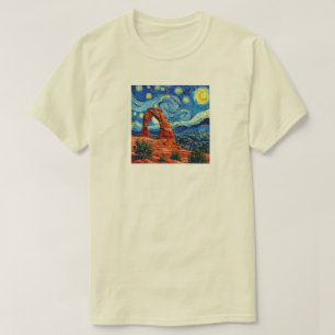 Camiseta Parque Nacional Arcos Noche Estrellada