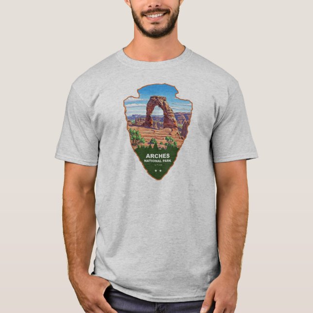 Camiseta Parque Nacional Arcos Utah Punta de Flecha (Anverso)