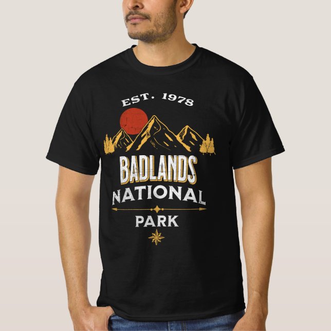 Camiseta Parque nacional Badlands (Anverso)