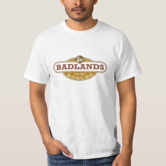 Camiseta Parque nacional Badlands (Anverso)
