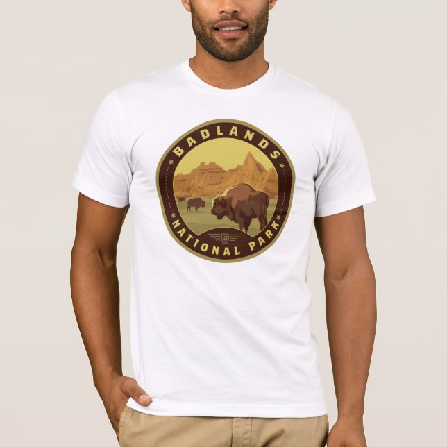 Camiseta Parque nacional Badlands (Anverso)