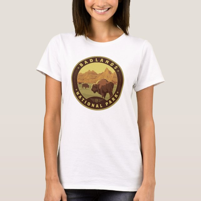 Camiseta Parque nacional Badlands (Anverso)