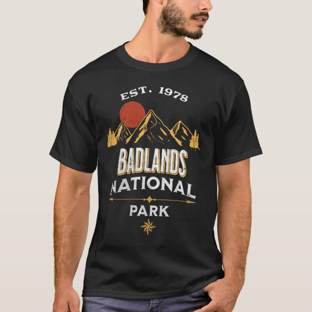 Camiseta Parque nacional Badlands (Anverso)