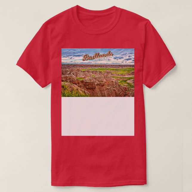 Camiseta Parque nacional Badlands 2 (Diseño del anverso)