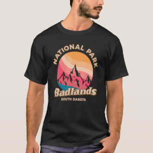 Camiseta Parque nacional Badlands Diseño de Estados Unidos