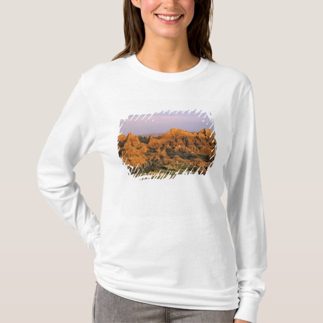 Camiseta Parque Nacional Badlands en Dakota del Sur (Anverso)