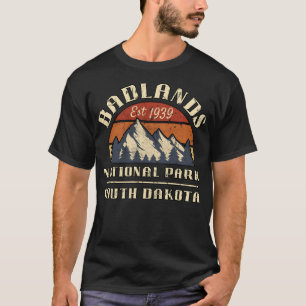 Camiseta Parque nacional Badlands South Dakota Mountain Hik
