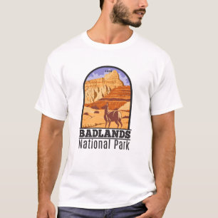 Camiseta Parque nacional Badlands South Dakota Vintage