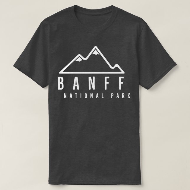 Camiseta Parque nacional Banff 2 (Diseño del anverso)