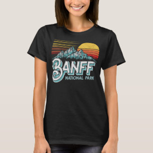 Camiseta Parque nacional Banff Alberta Canada Vintage