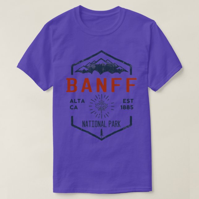 Camiseta Parque nacional Banff Canadá (Diseño del anverso)