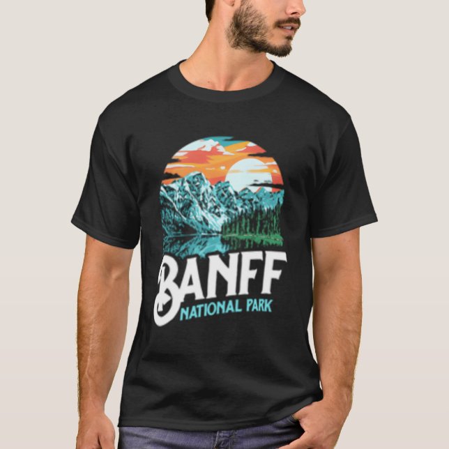 Camiseta Parque nacional Banff Lago Louise Canadá (Anverso)