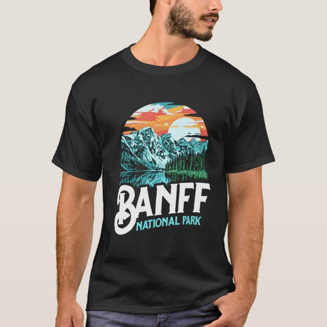 Camiseta Parque nacional Banff Lago Louise Canadá (Anverso)