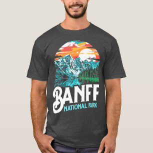 Camiseta Parque nacional Banff Lago Louise Canada Vintage