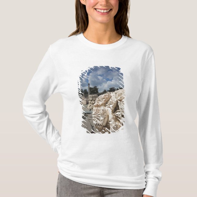 Camiseta Parque Nacional Beit She-An, ruinas de la época ro (Anverso)