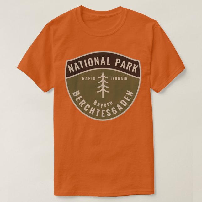 Camiseta Parque nacional Berchtesgaden (Diseño del anverso)