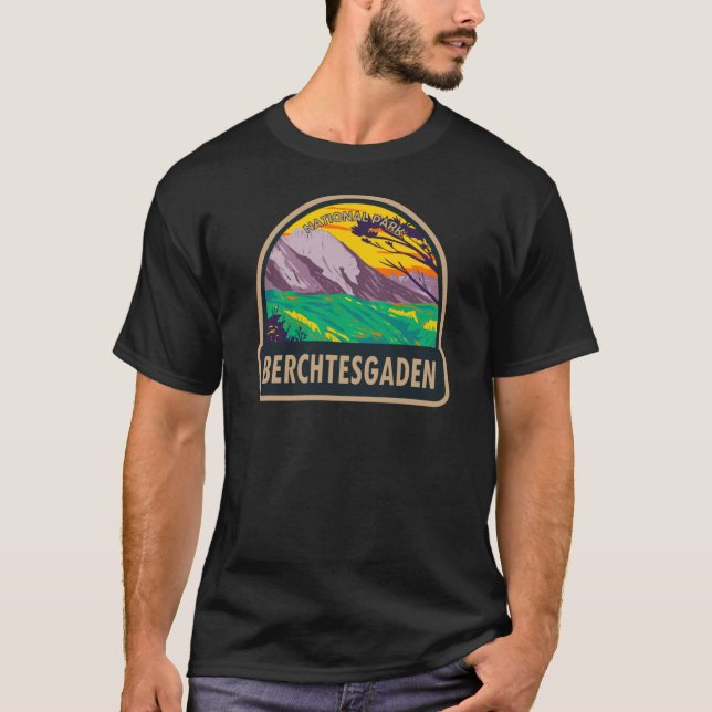 Camiseta Parque nacional Berchtesgaden Alemania Vintage (Anverso)