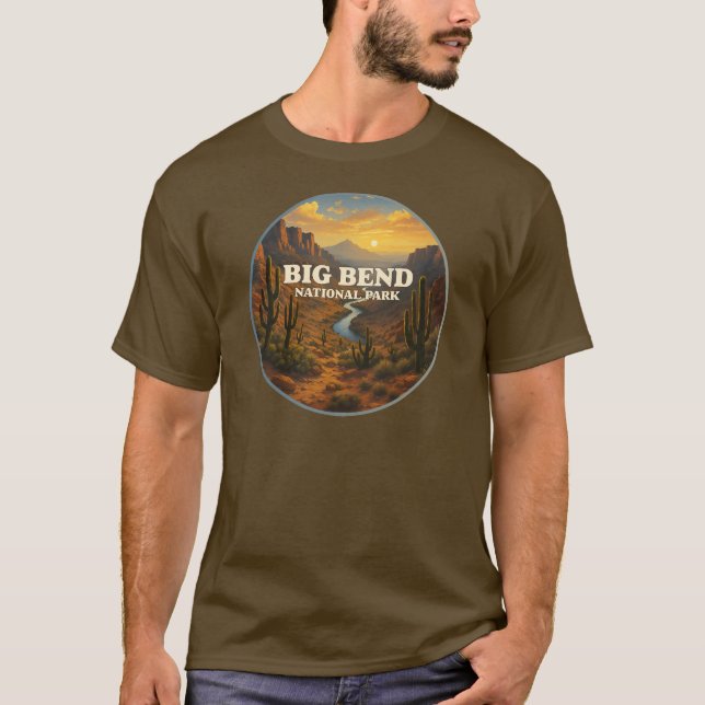 Camiseta Parque nacional Big Bend (Anverso)