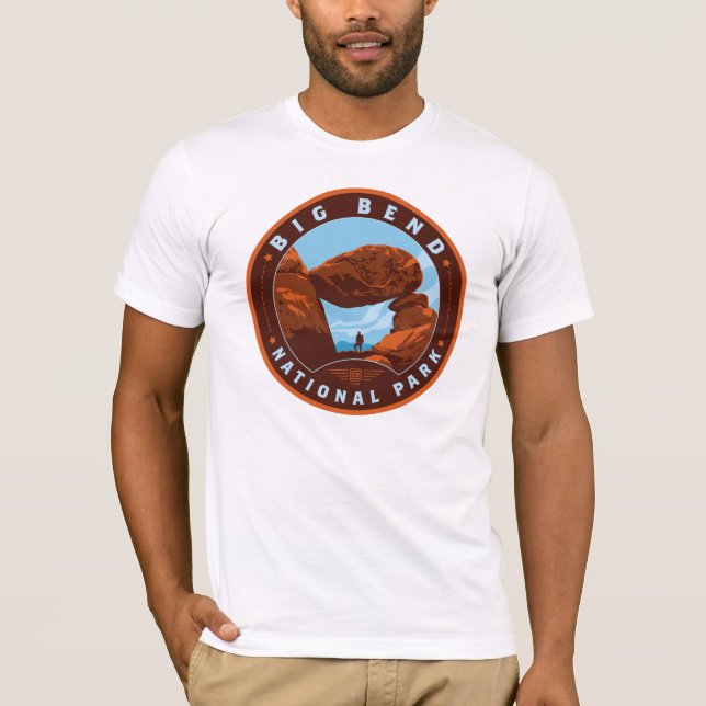 Camiseta Parque nacional Big Bend (Anverso)
