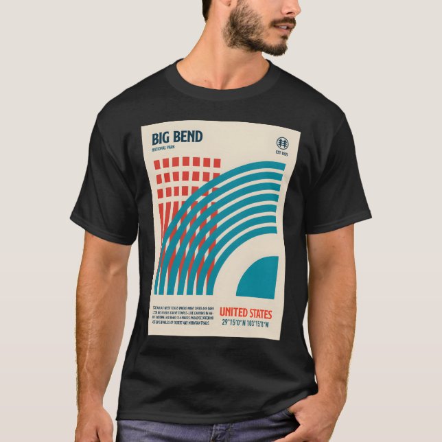 Camiseta Parque nacional Big Bend (Anverso)