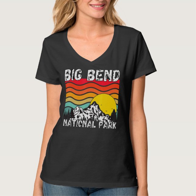Camiseta Parque nacional Big Bend (Anverso)