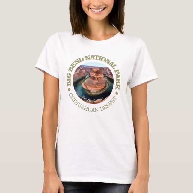 Camiseta Parque nacional Big Bend (Anverso)