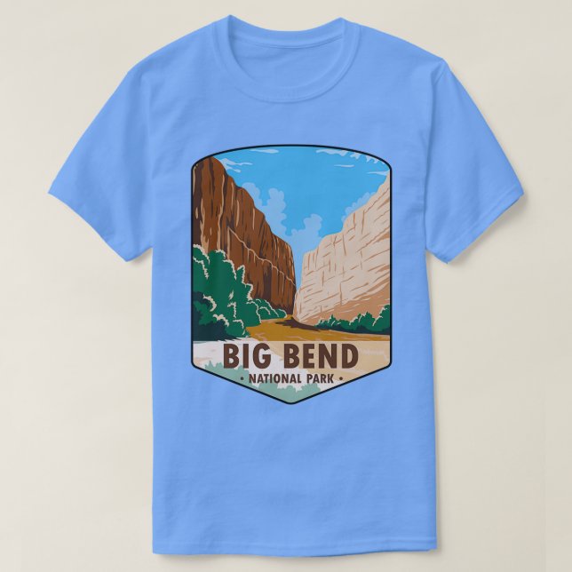 Camiseta Parque nacional Big Bend 51 (Diseño del anverso)