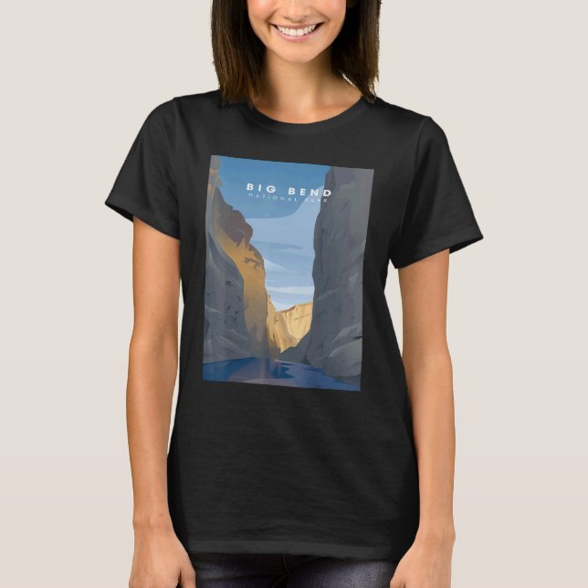 Camiseta Parque Nacional Big Bend Camping O Souvenir C (Anverso)